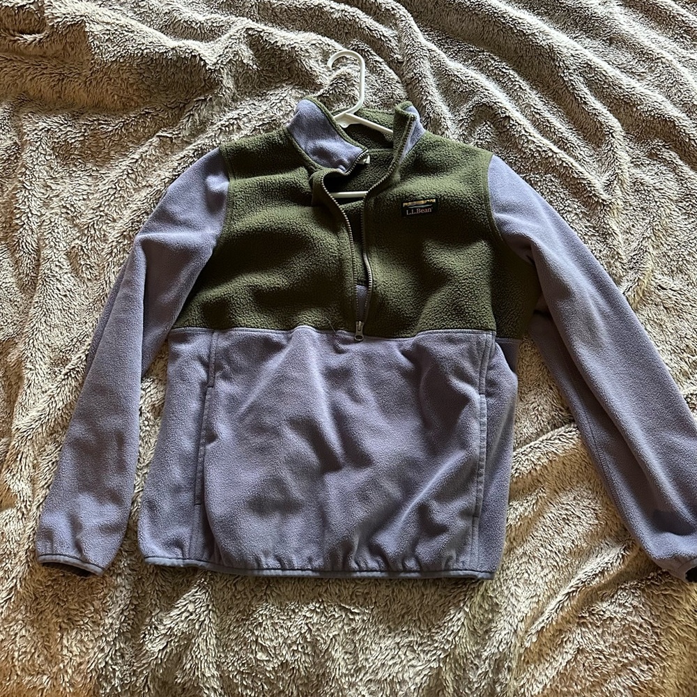 Women’s M L.L. Bean 3/4 zip up jacket